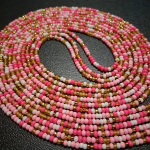 Pink Champagne Waistbeads