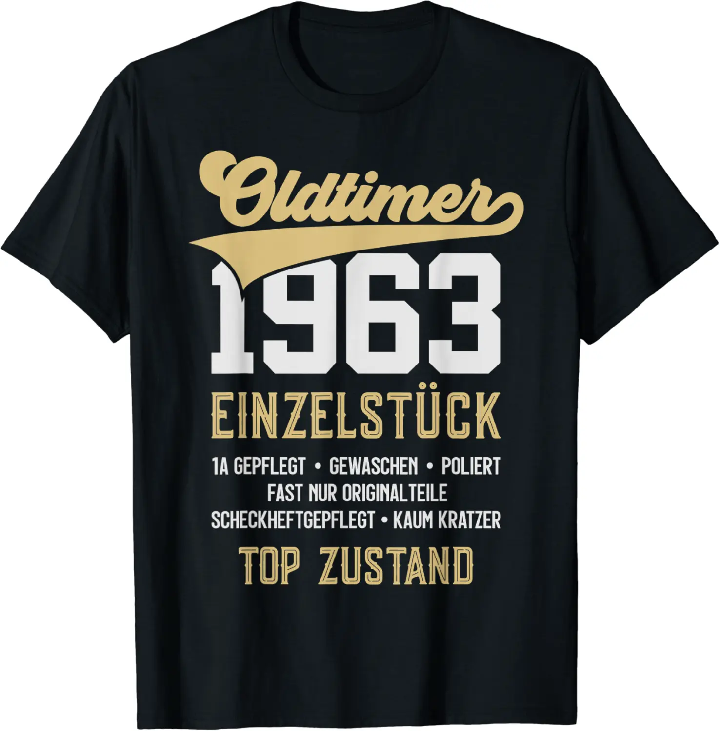 60 Years Old Timer 1963 Single Piece Vintage 60th Birthday T-Shirt - Sabrinasmitl Shop 73B0BTMYTQWL