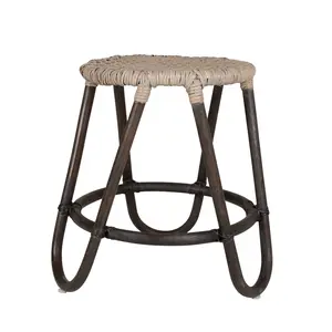 Alana Handwoven Rattan Side Table