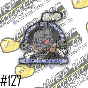 BOILERMAKER HARD HAT STICKERS (3pack)
