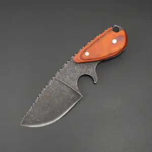 Mini Meat Cutting Knife, Sharp Stainless Steel Blade, Compact Kitchen Tool for Meat, Vegetables, BBQ, and Outdoor Cooking. Perfect for Home Chefs, Campers, and Everyday Use.