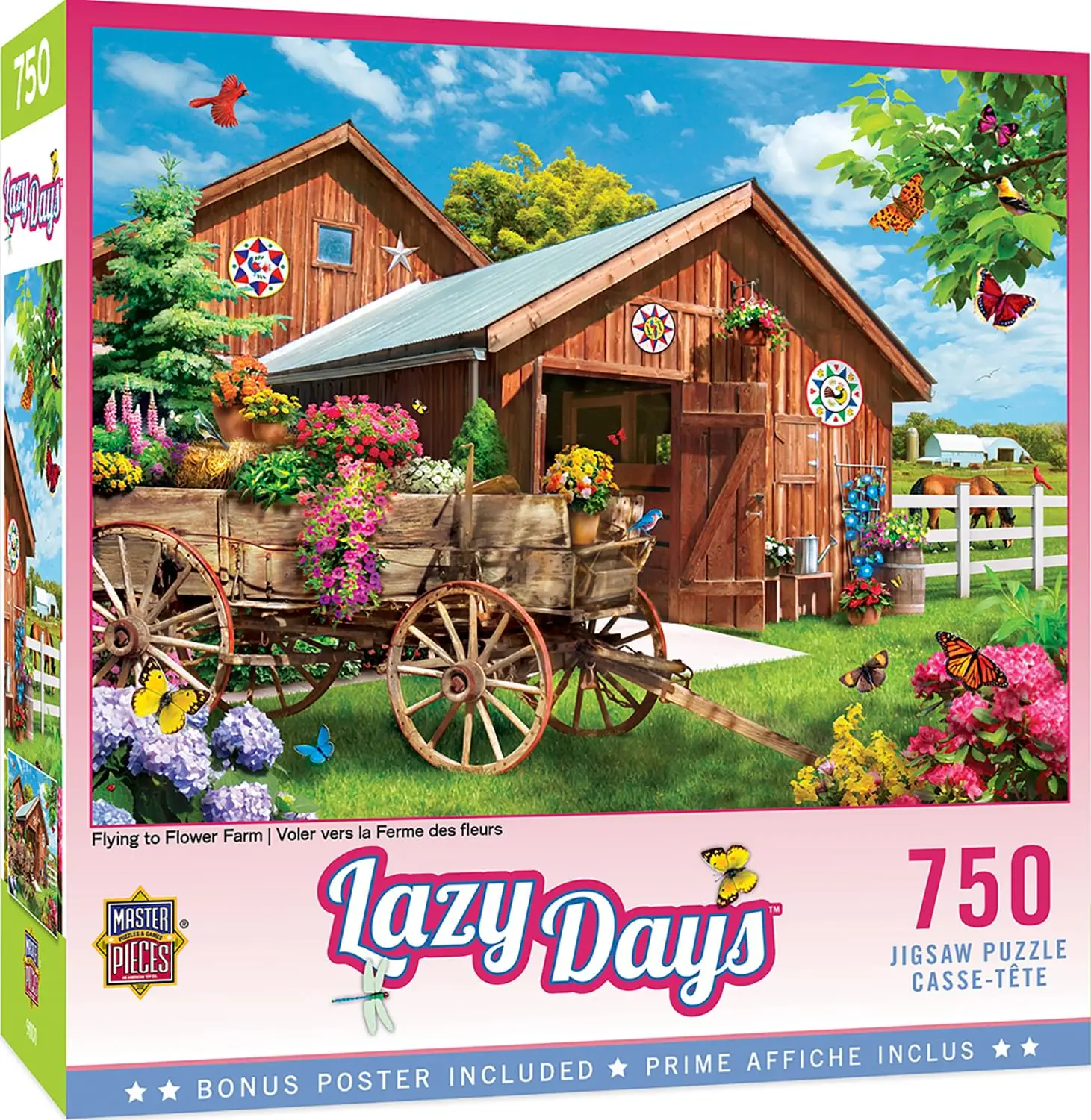 750-Piece Farm Scene Jigsaw Puzzle Set - Unisex Fun Activity for 12 Years Above, Ideal All Ages at Birthdays, Toys & Hobbies Interactive Board Game
