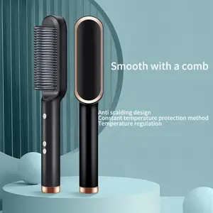 Curly hair comb black boutique
