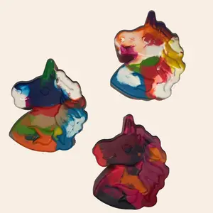 Multicolored Unicorn Crayons (3 pack) -- KK Crafts by Katherine
