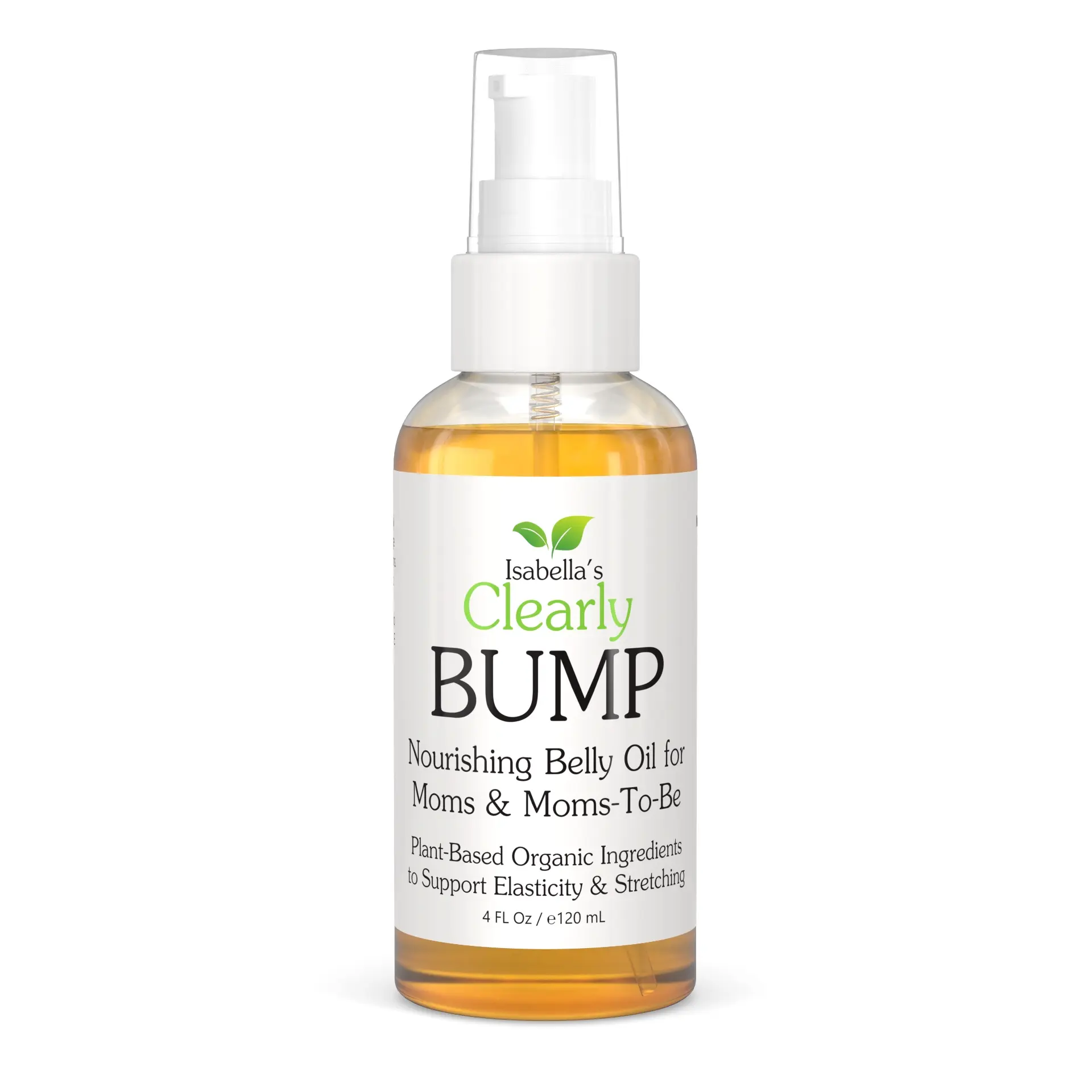 Pregnancy Belly Oil for Soft, Hydrated Skin | Organic Body Oil for Growing Belly & Postpartum Care | Gentle Daily Moisturizing Oil (BUMP)