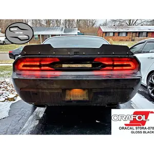 08-14 Dodge Challenger Taillight Decal Design 1