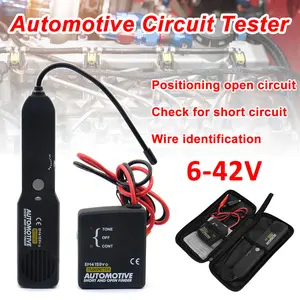 SJPACK 6~42V Car Digital Automotive Wire Finder Short Open Circuit Tester Cable Scanner for Automotive Testing