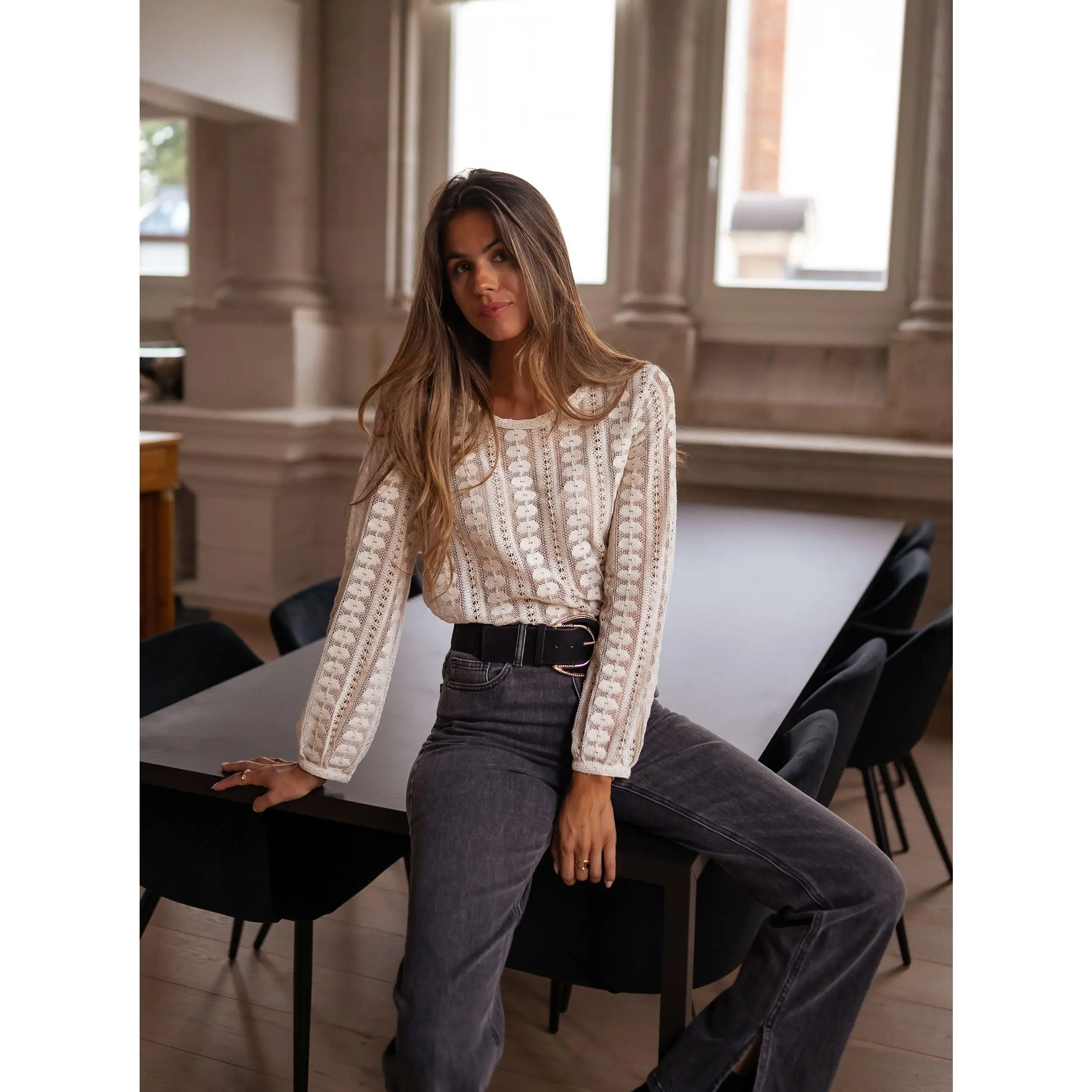Ecru Laslo Blouse