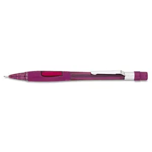 Pentel PD349TB Quicker Clicker Mechanical Pencil 0.9 mm Transparent Burgundy Barrel