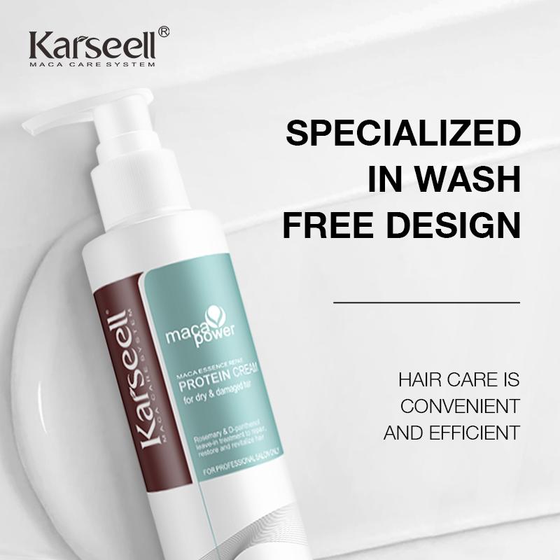 Karseell Leave-In Conditioner 200ml Natural Moisturizing Vitamin Essence for All Hair Types Long-Lasting Deep Repair Non-Greasy Haircare