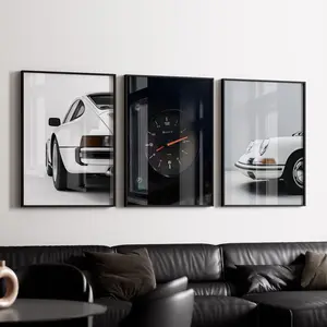 Porsche 933 Poster Bundle set of 3 | sports car posters | Porsche wall art