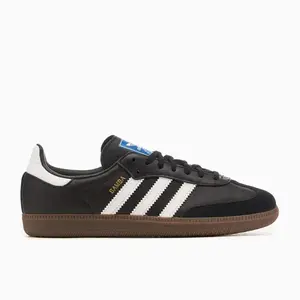 Adidas Samba OG Black White Gum (GS) IE3676 Youth Authentic Shoes Footwear Sneaker Trainer Comfortable Walking Fashion Trending Gift