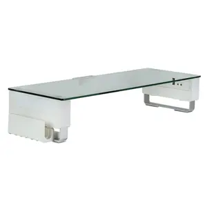 Tempered Glass Monitor Stand with USB