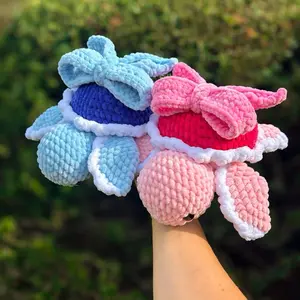 pink bow turtle plushie, crochet stuffed sea turtle, kawaii pink decor, cuddly unique handmade gift