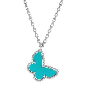 Pre-owned Van Cleef & Arpels Sweet Butterfly Necklace