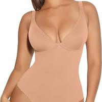 Sleeveless Deep-V Neck Dark Skin