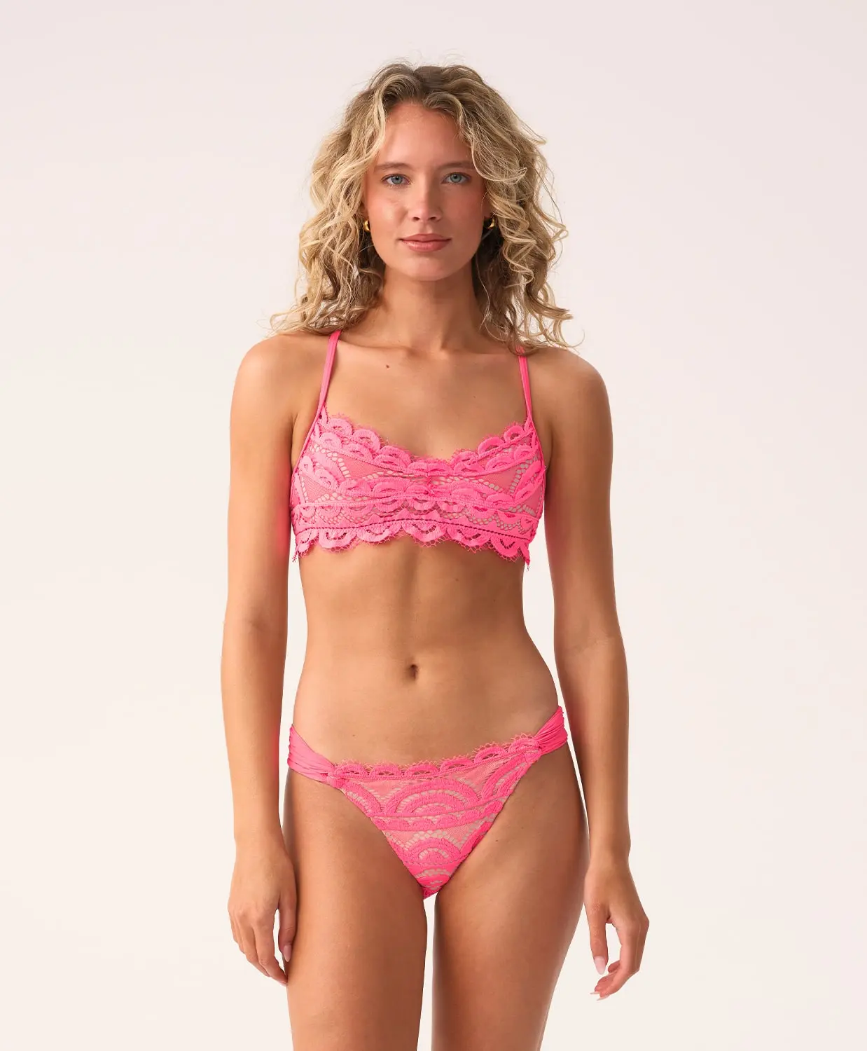 Tulip Lace Fanned Bikini Bottom Tulip Lace Fanned Bikini Bottom