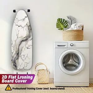 1 piece 2D beautiful pattern ironing board cover (ironing board and iron not included), easy-to-install elastic edge, gift for sewing enthusiasts, modern home decor, accessory
