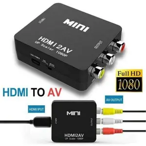 HDMI To RCA AV Adapter Converter Cable CVBS 3RCA 1080P Composite Video Audio