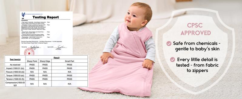 Yoofoss Bamboo Baby Newborn Bamboo Sleep Sack 6-12 Months TOG 1.0 Baby Wearable Blanket, 100% Cotton Infant Toddler Sleeping Sack 2-Way Zipper Warm Quilted Sleepsack