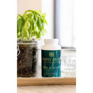 Simply Divine Trust in Synergy Dietary Supplement - 120 Vegetarian Capsules - 5.2 MG Each - Healthcare & Fitness Nutrition