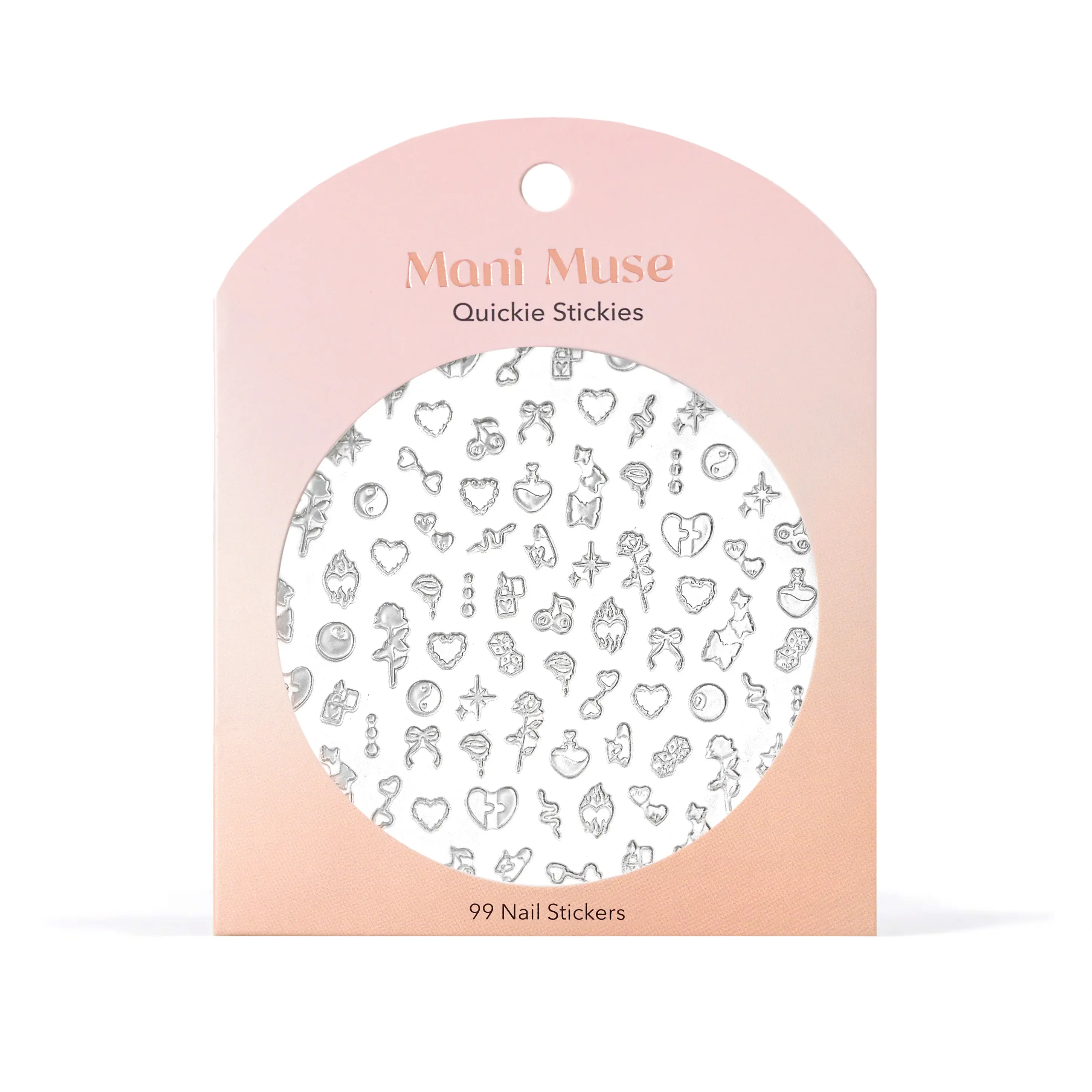 Mani Muse Kill ’Em with Chrome – Silver Chrome Nail Art Stickers ...