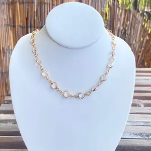 Crystal stations necklace