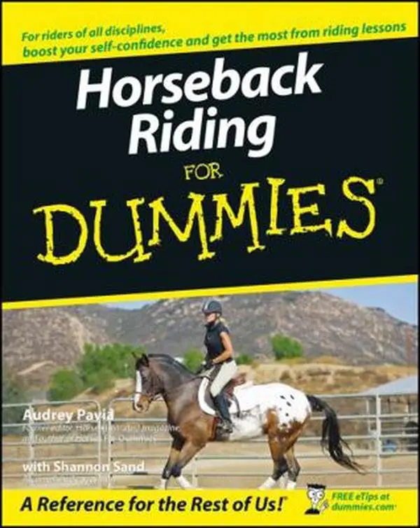 USED Book - Horseback Riding for Dummies by Pavia, Audrey (Paperback) - english