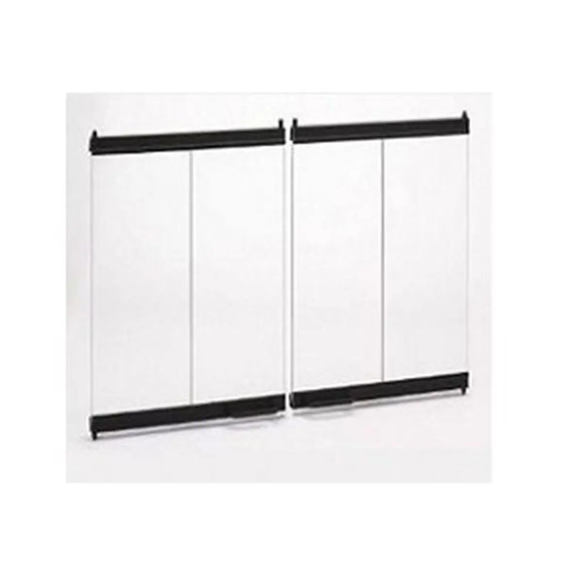212 MAIN Majestic DM6036 Original Bi-Fold Glass Heatilator Door - Black Trim Kit, 1.35 lbs Defined Weight Capacity, Modern Design, Dependable High-Quality Houseware for Biltmore 38 Fireplace