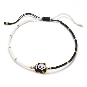 ZMZY New Animal Bracelet Small Cute Panda Charm Bracelets for Women Jewelry Birthday Gift Diy Lover Gifts