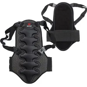 Professional Spine Protection Vest - Reinforced Impact Armor for Skiing, Equestrian & Extreme Sports