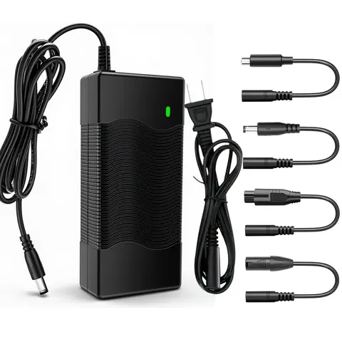 42V 1.5A/2A electric scooter charger, compatible with 36V lithium-ion batteries, power adapter, Ninebot G30LP, F20A, F40A, XT60, ES1LD, MAX; not compatible with lead-acid batteries, Chargers, Compatible With Gotrax Models
