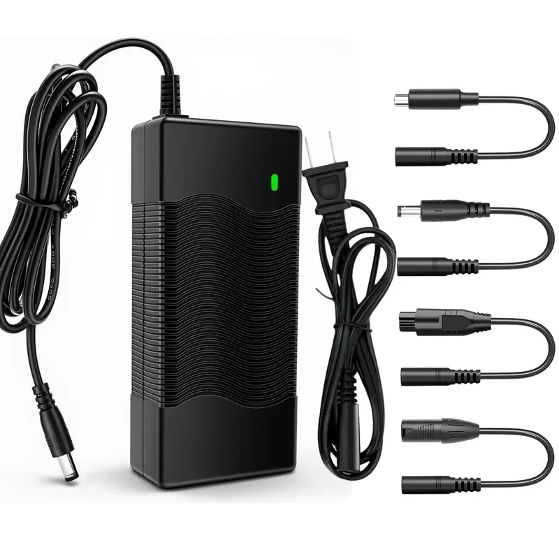 42V 1.5A/2A electric scooter charger, compatible with 36V lithium-ion batteries, power adapter, Ninebot G30LP, F20A, F40A, XT60, ES1LD, MAX; not compatible with lead-acid batteries, Chargers, Compatible With Gotrax Models