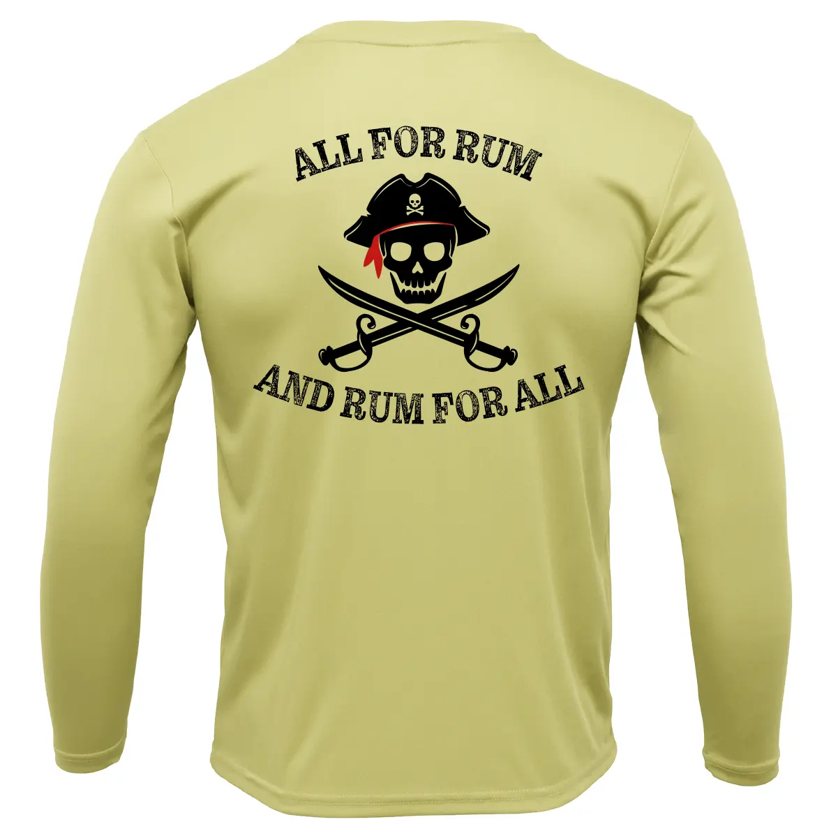 Saltwater Born "All for Rum and Rum for All" Long Sleeve UPF 50+ Dry-Fit Shirt