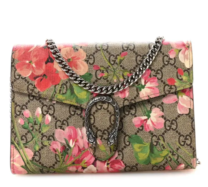 Pre-owned GUCCI Floral Dionysus WOC Crossbody Bag, Floral Crossbody Bags for Luxury Pre Loved Accessory Enthusiasts