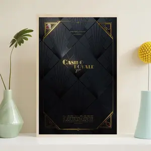 Casino Royale Movie s Poster, HD Poster print, Vintage Poster, Art Collectibles, Home decoration, Wall Art, Un
