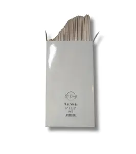 Wax Sticks 6" L x 3/4" W Professional Grade Large Applicator Sticks for Estheticians 100 Count Hygienic & Disposable