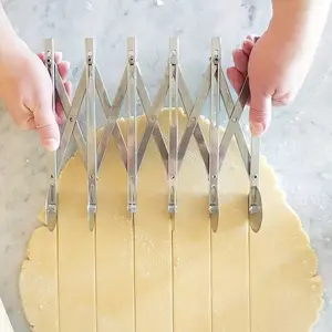 Stainless Steel Pastry Knife, Multi-Circular Dough Slicer, 7/5/3 Wheel Cutter, Uniform Cutting Tool, Time-Saving Baking Knife