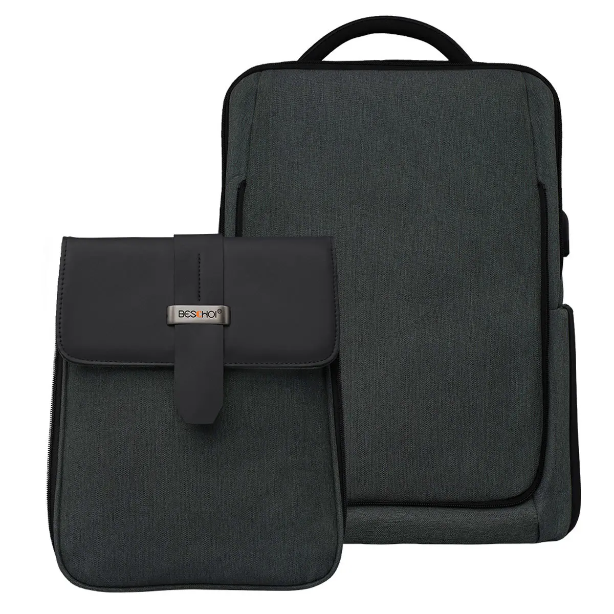 Beschoi Waterproof Travel Backpack with USB Charging Port