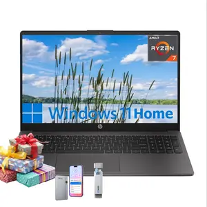 HP 255 G10 15 Business Laptop, AMD Ryzen 7 7730U, 15.6" Full HD Display, 32GB RAM, 512GB SSD, AMD Radeon Graphics, Numeric Keypad, Windows 11 Home,Bundle Accessory
