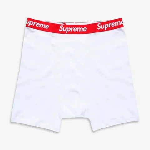 Supreme x Hanes Boxer Brief (1 Single Boxer Brief) White