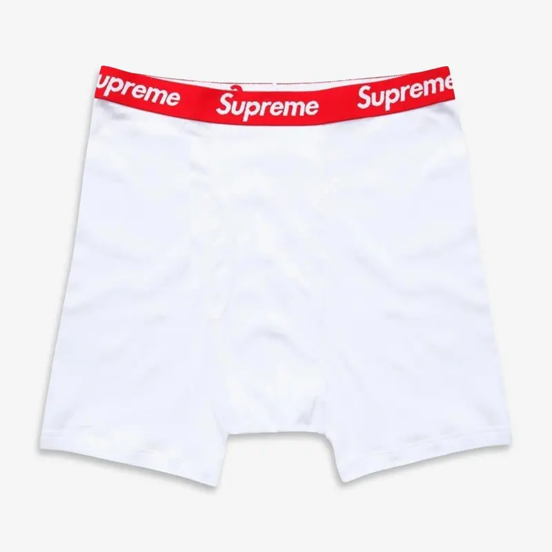 Supreme x Hanes Boxer Brief (1 Single Boxer Brief) White