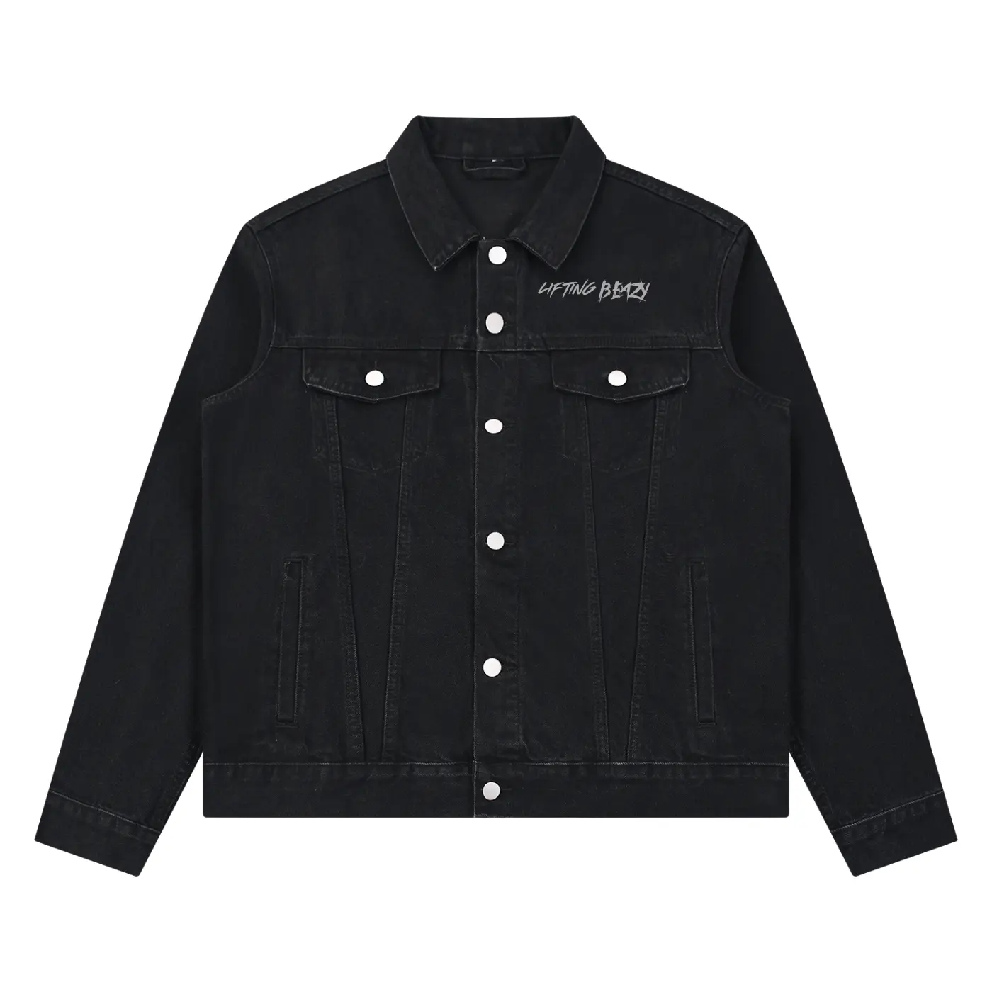 Unisex Vintage Wash Denim Jacket