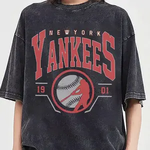 Comfort Colors Yankees Heart TShirt, New York Baseball T-Shirt, Vintage Baseball Tee, Yankees Fan Game Day Gift, Retro Y2K T-Shirt