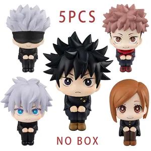 7-9cm Anime Jujutsu Kaisen Figure Itadori Yuji Gojo Satori Fushiguro Megumi Kugisaki Kawaii Toy Car Decoration PVC Model Gift