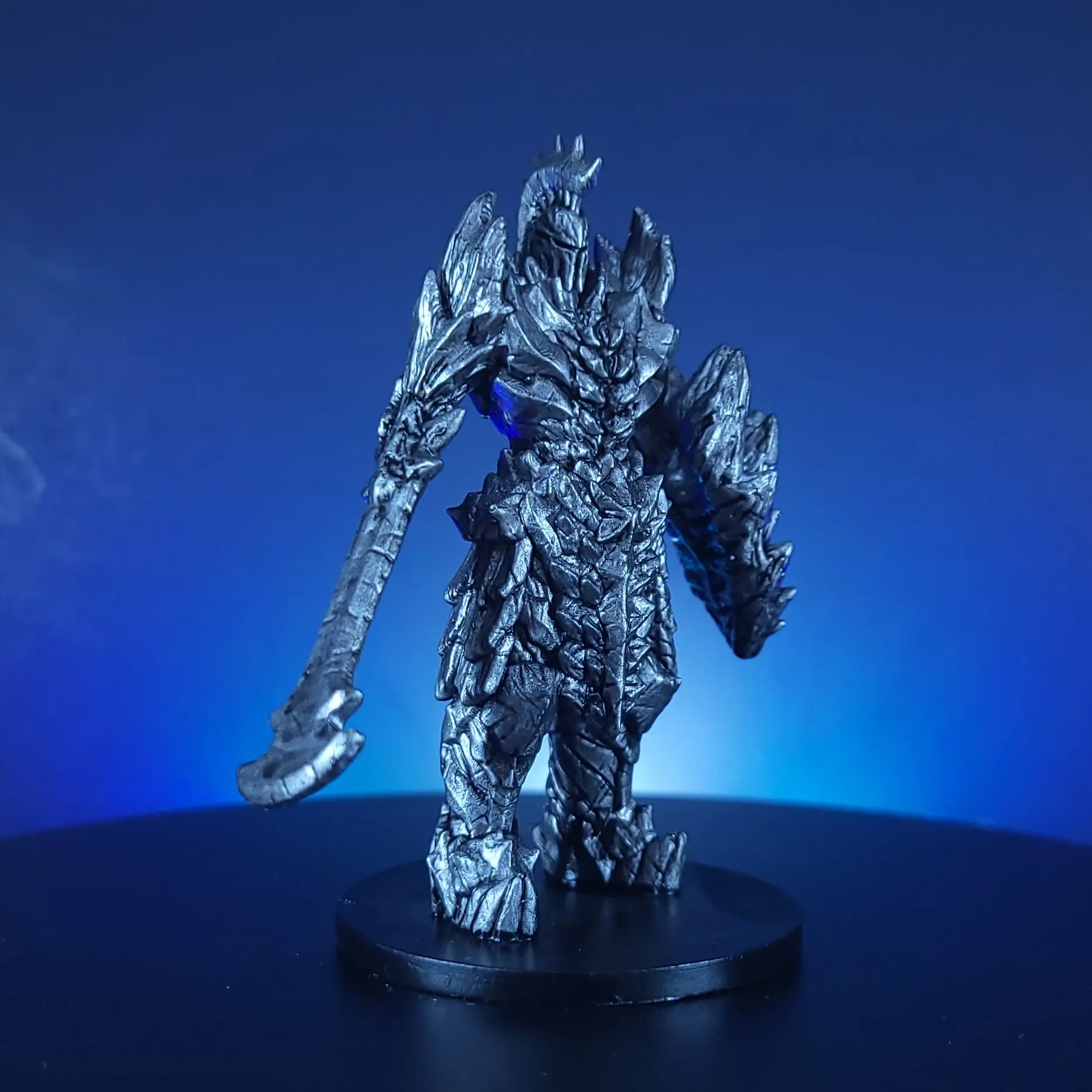 Storytellers Haven Large Metal Elemental – Hand-Painted Resin RPG Miniature (40mm Base) Tabletop Gaming