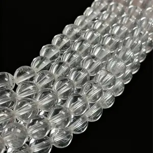 High Quality clear quartz(10mm)crystal beads/diy material