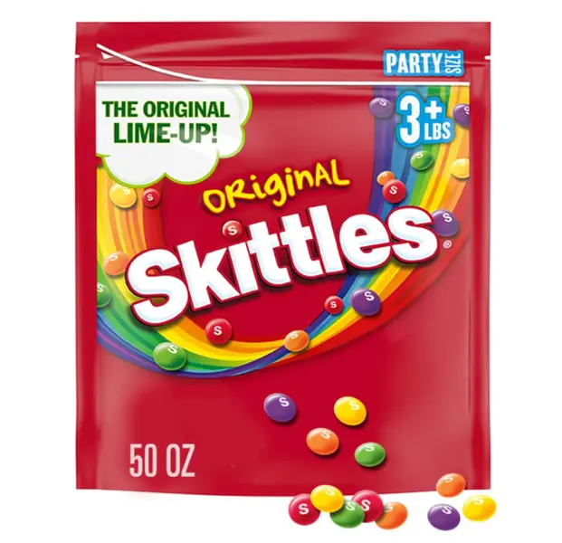 SKITTLES Original Chewy Candy, Party Size, 50 oz Bag SKITTLES Original Chewy Candy, Party Size, 50 oz Bag
