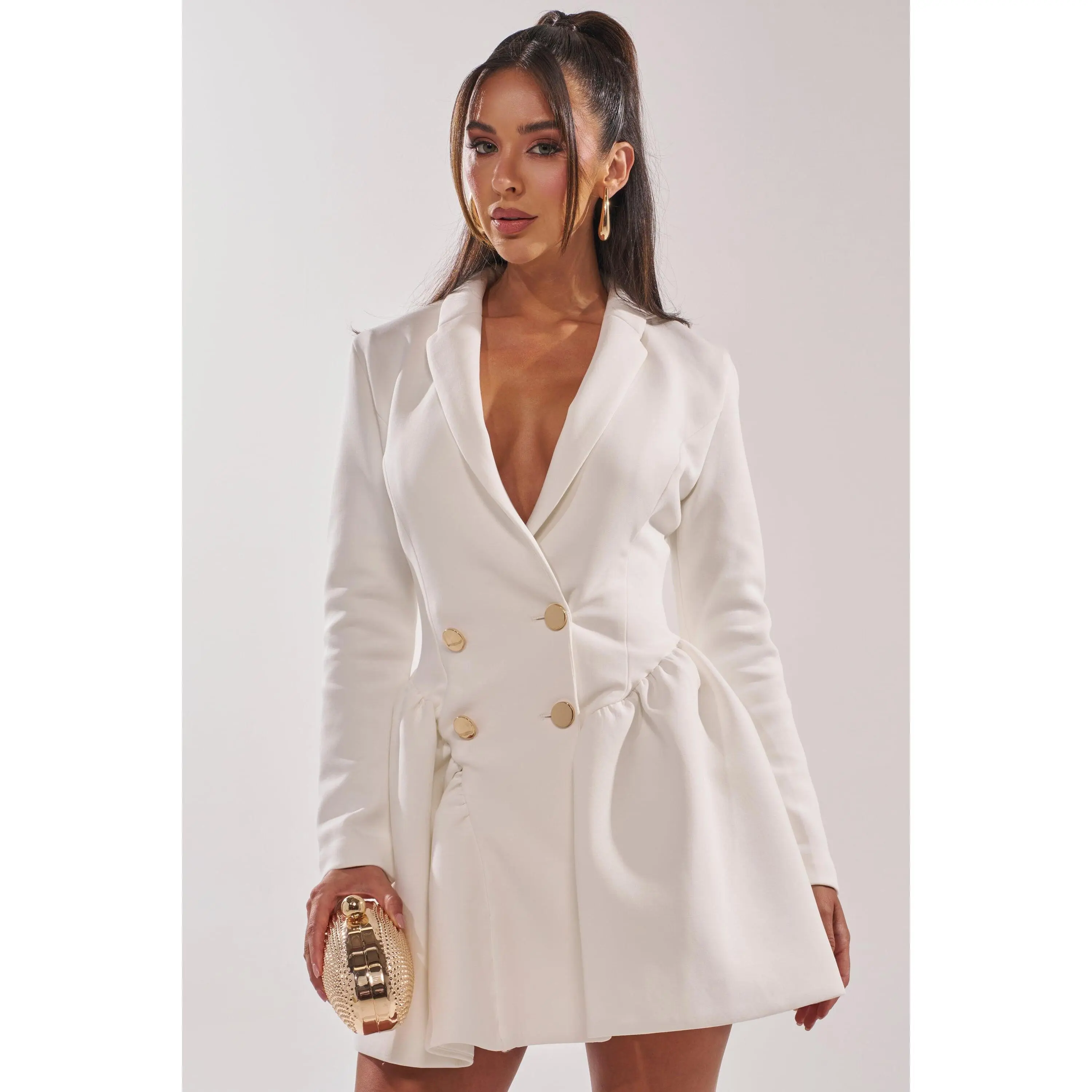 knee length dresses for ladies Race Ladies Lace Ladies [2-Piece Set] No-Collar Jacket with A-Line Sleeveless Dress main image 0
