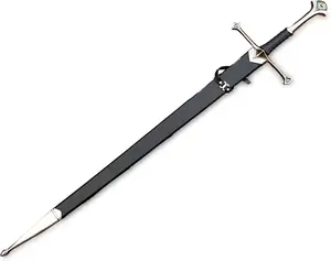 King Aragorn Handmade Andúril Sword Replica ️| Stainless Steel Cosplay  with Scabbard | Epic Fantasy Collectible for Display, Cosplay & Gifts